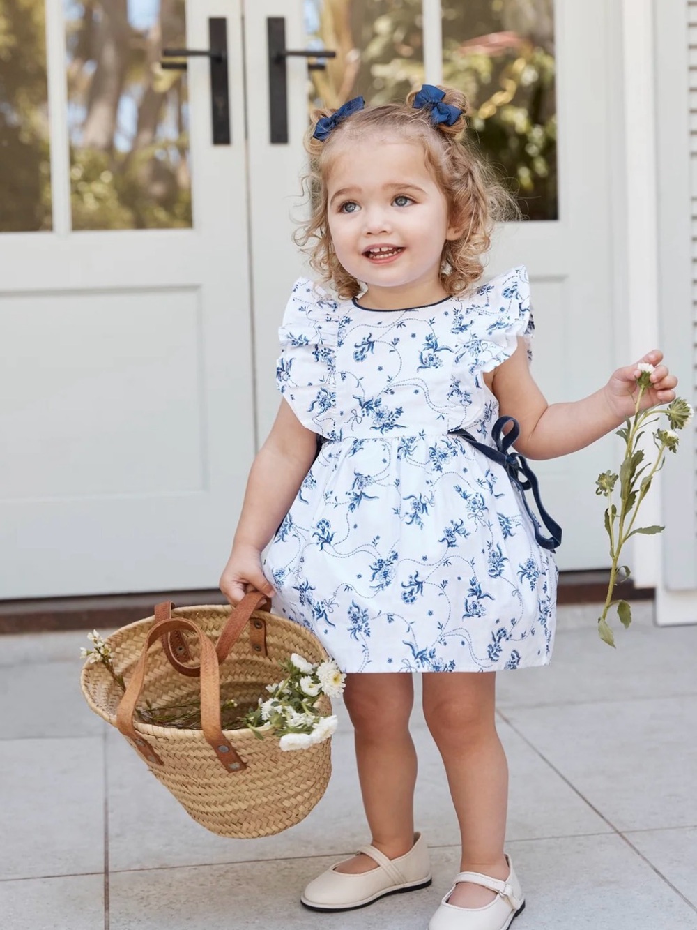 Little harry hampton Floral Ruffle Kids Dress